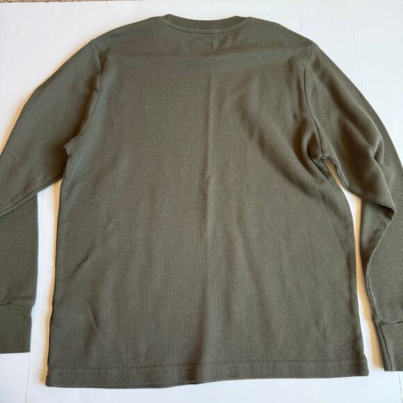 RSQ Youth Olive Green Waffle Knit Top Large - Picture 8 of 8